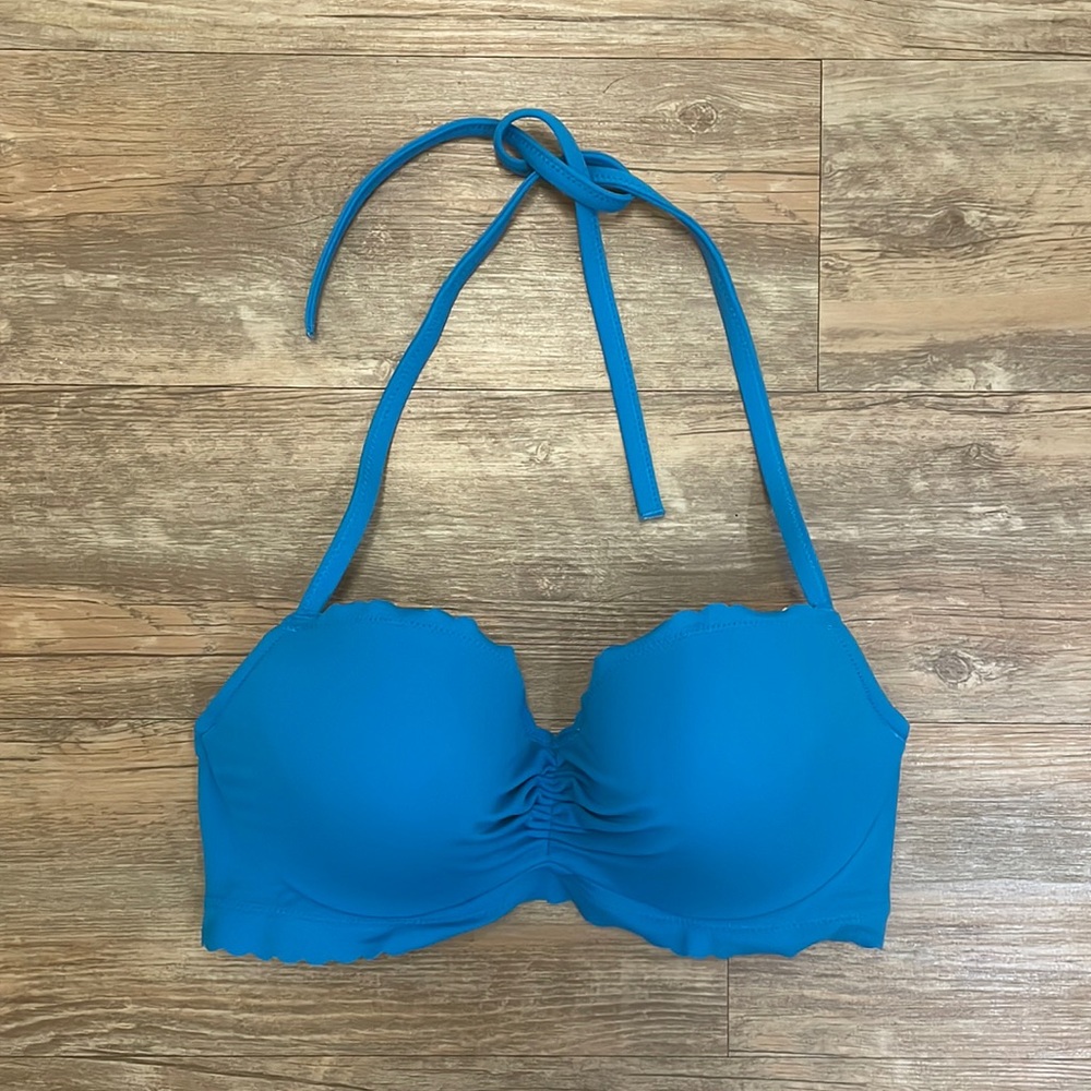 Blue Victoria’s Secret swim top NWT